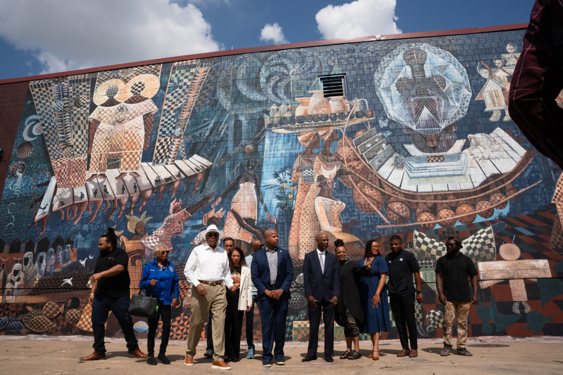 Biggers Mural Unveiling Biggers Mural Unveiling