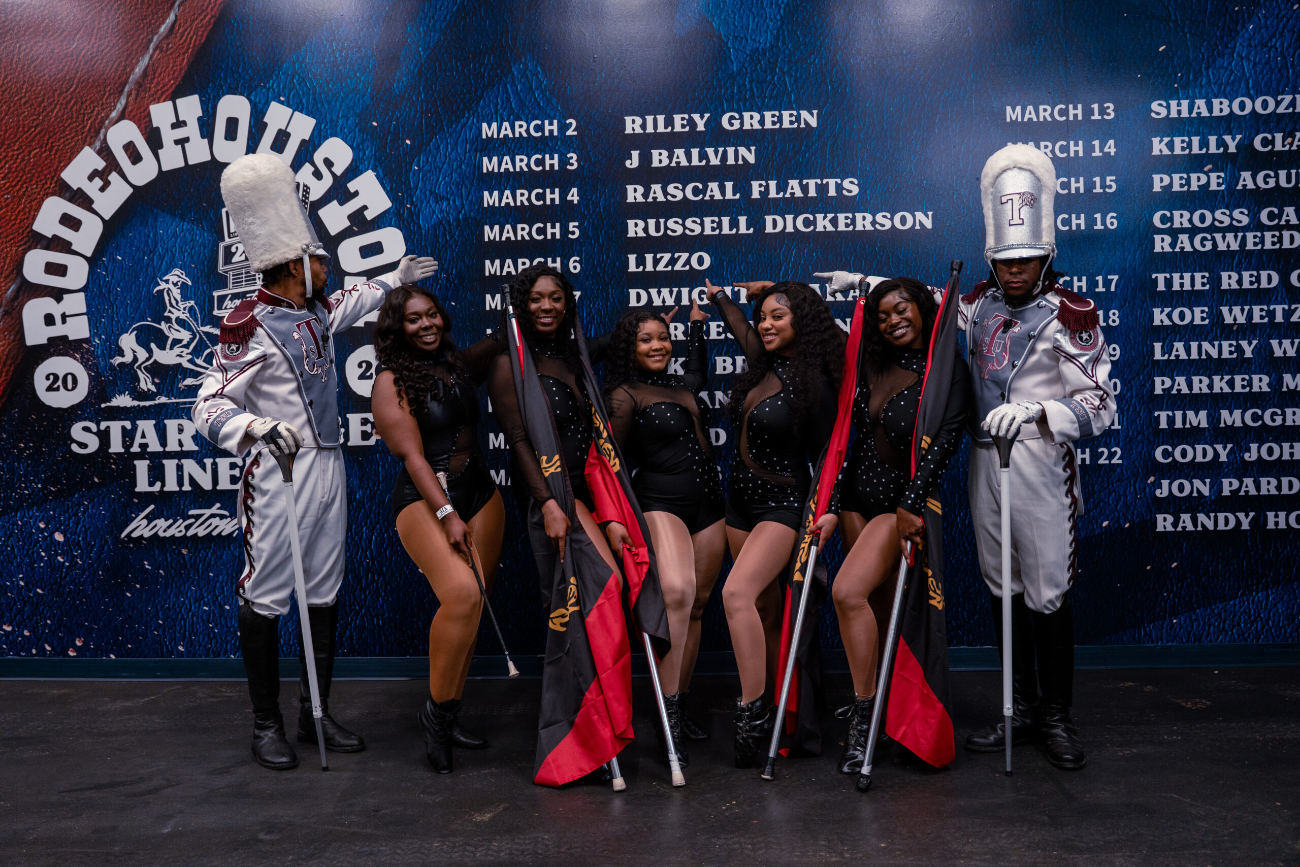Ocean of Soul backstage at Lizzo performance