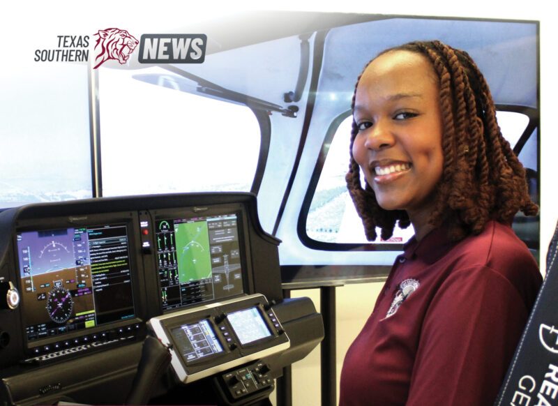 Sydnee Johnson in Aviation Flight Simulator