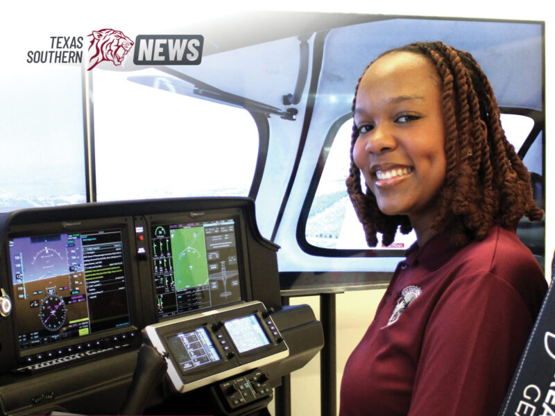Sydnee Johnson in Aviation Flight Simulator