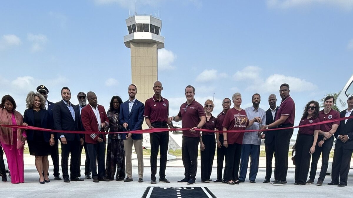 Texas Southern University cuts the ribbon on Texas Southern University at Houston Spaceport