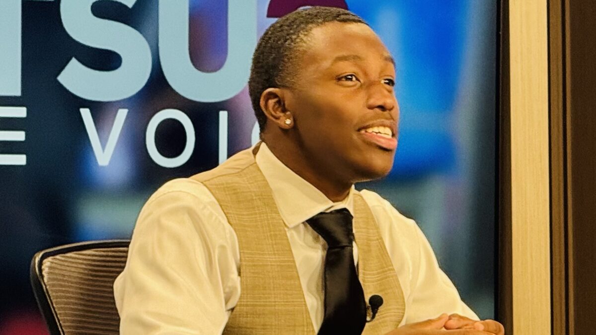 Jerry Ledoux III Anchors KTSU2 News