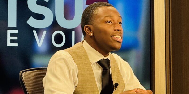 Jerry Ledoux III Anchors KTSU2 News
