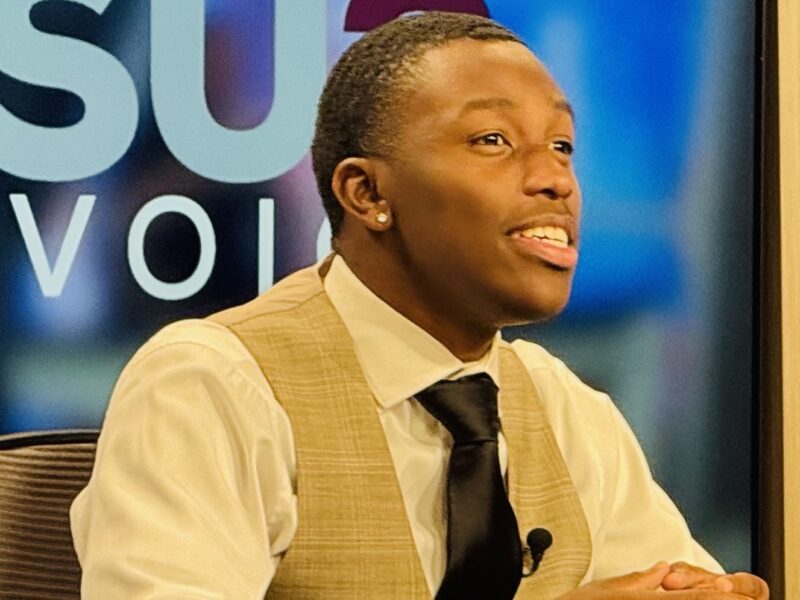 Jerry Ledoux III Anchors KTSU2 News