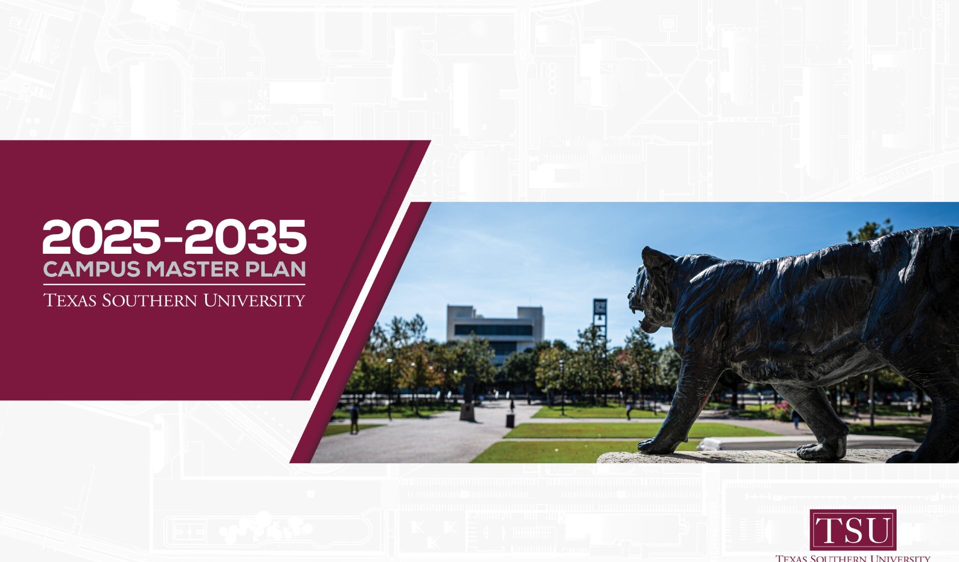 Texas Southern University Master Plan cover